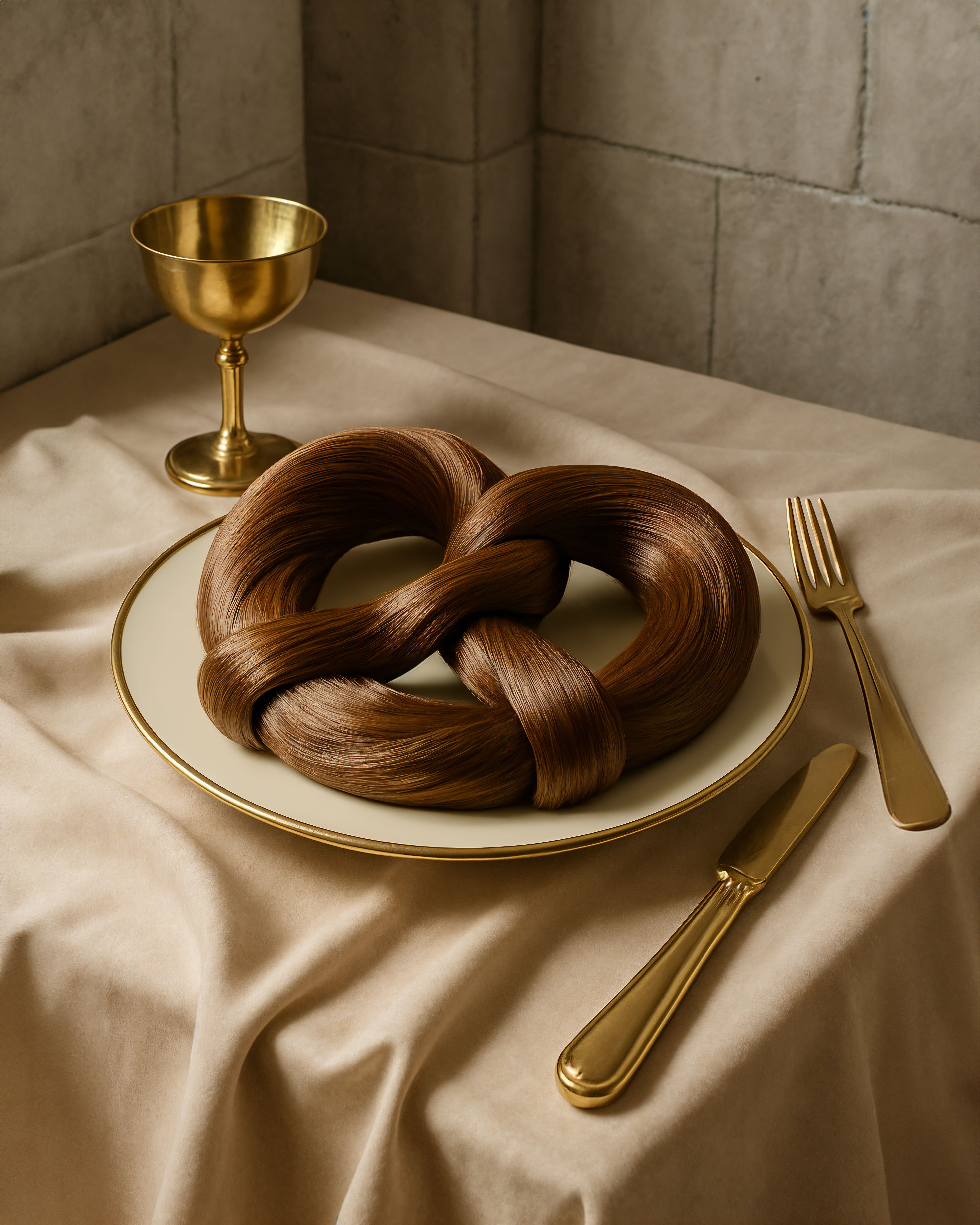 BOSS Pretzel, plated