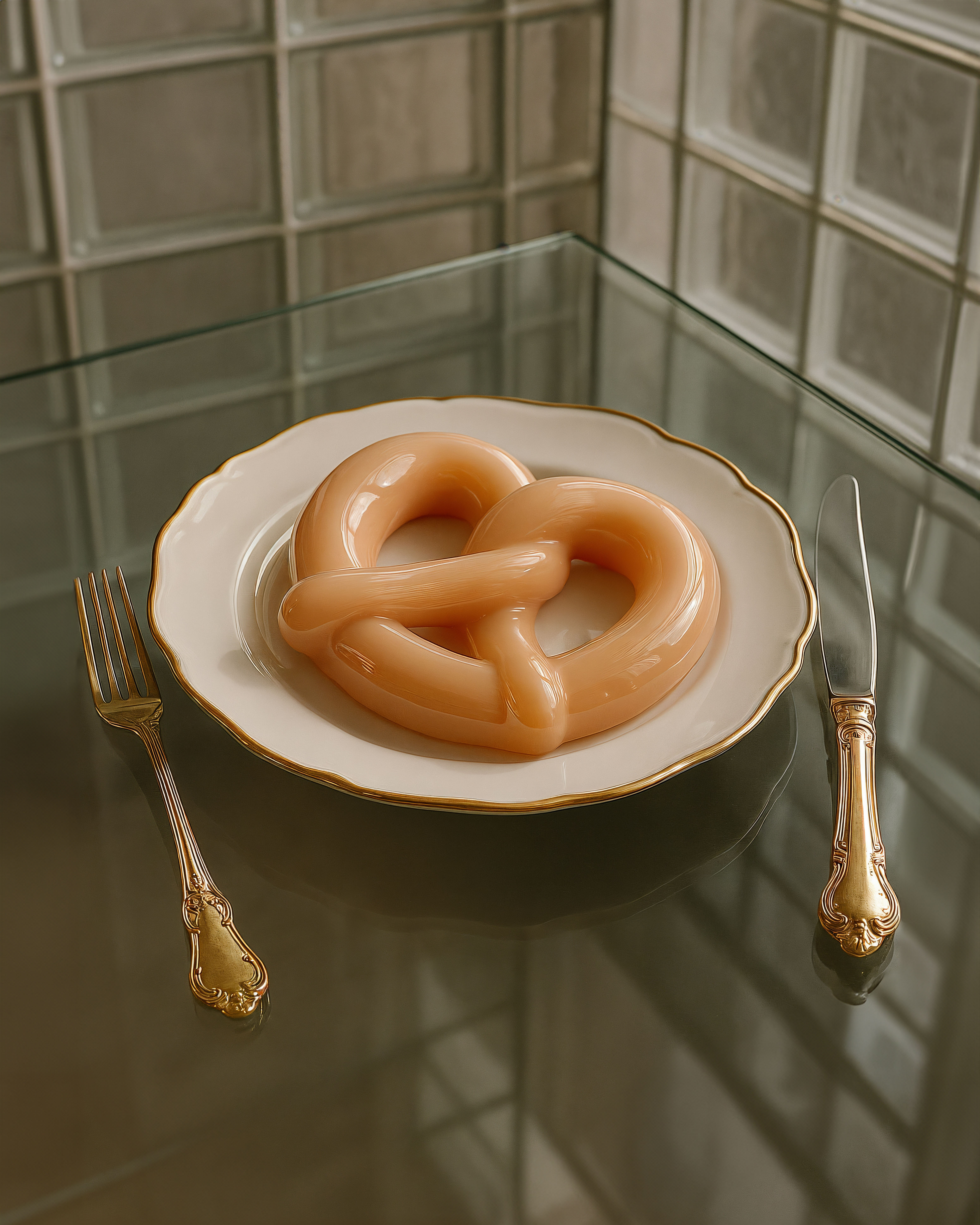 BOSS Pretzel, plated